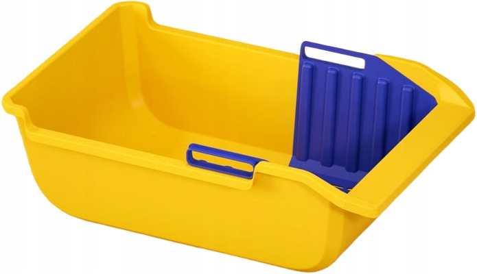 Toaleta pro kočky s vysokým krytem proti rozsypání písku 57×37×20 cm