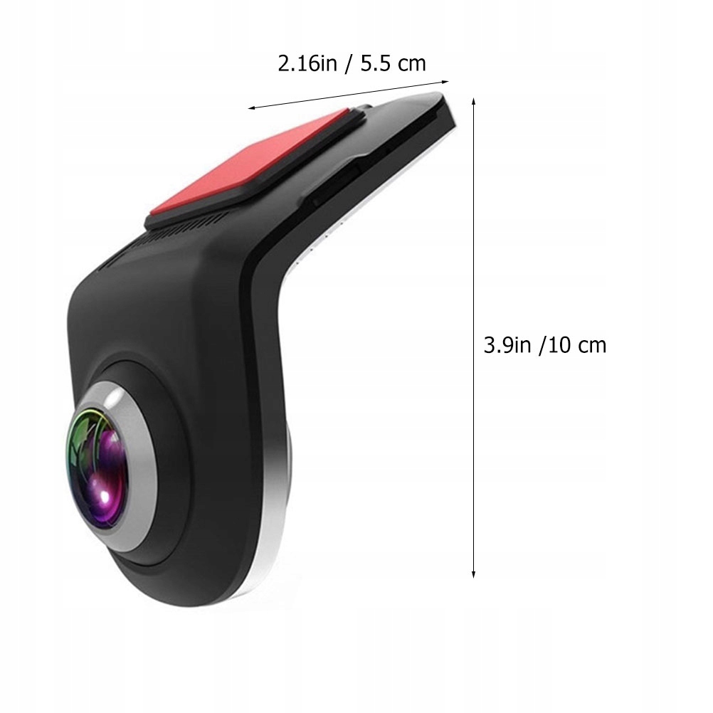Przenośny rejestrator Dashcam w samochodzie Ukryte wideo Waga produktu z opakowaniem jednostkowym 0.35 kg