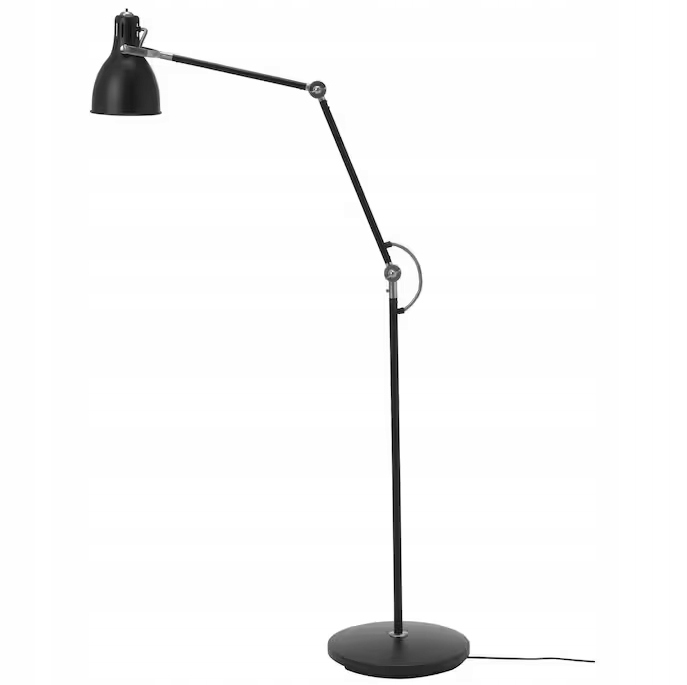 Ikea Arod Lampa podłogowa, do czytania, antracyt, E27, 170 cm
