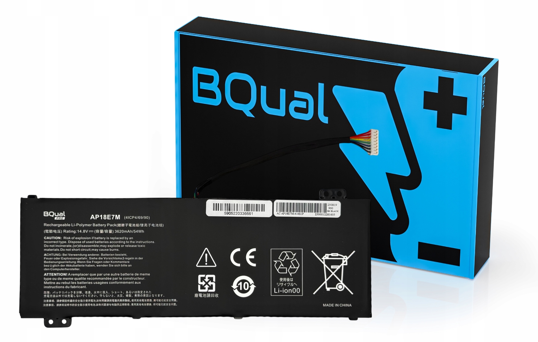 Bateria AP18E7M AP18E8M do Acer AN515-54 AN517-51 AN715-51 CN315-71