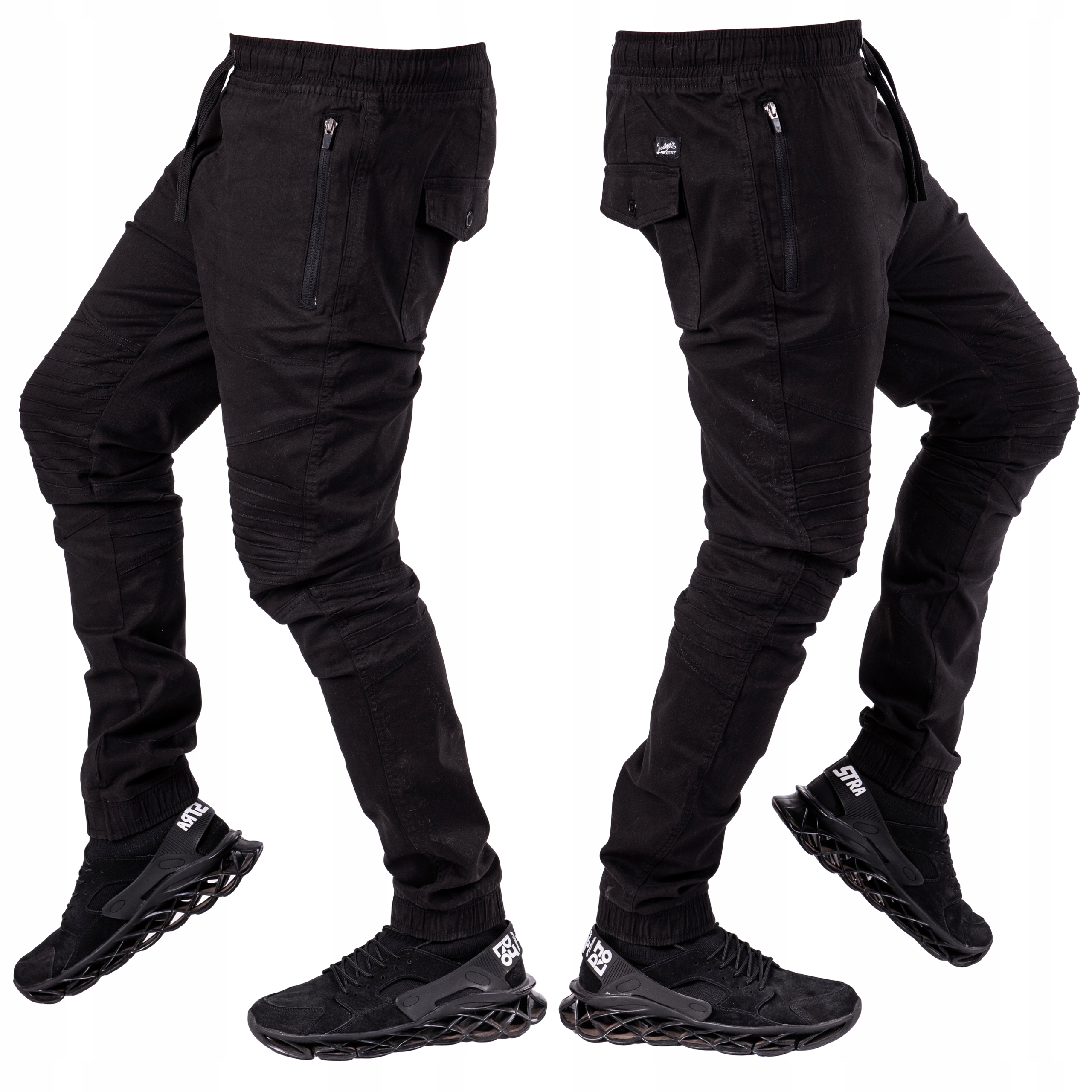 

R.s Pas 80-84cm spodnie męskie Joggery czarne Yao