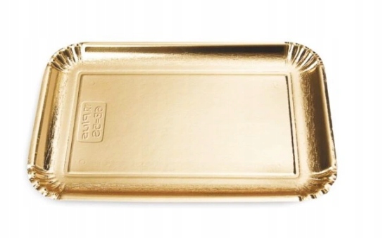 

Taca Elite tekturowa Złota 29,3x20,3cm jednorazowa