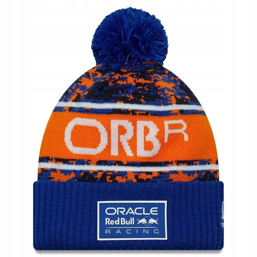 Čepice Red Bull Racing F1 New Era Cuff Beanie Pom Digi Camo