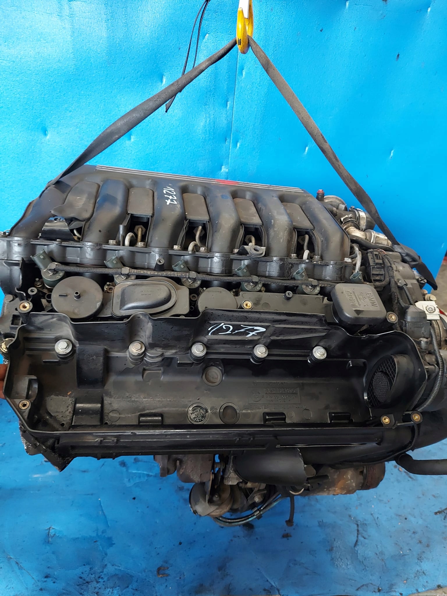 Global EU autoteile, Motor und Zubehör, Komplette Motoren, BMW e39 Motor  3,0 td M57 DL81 193km