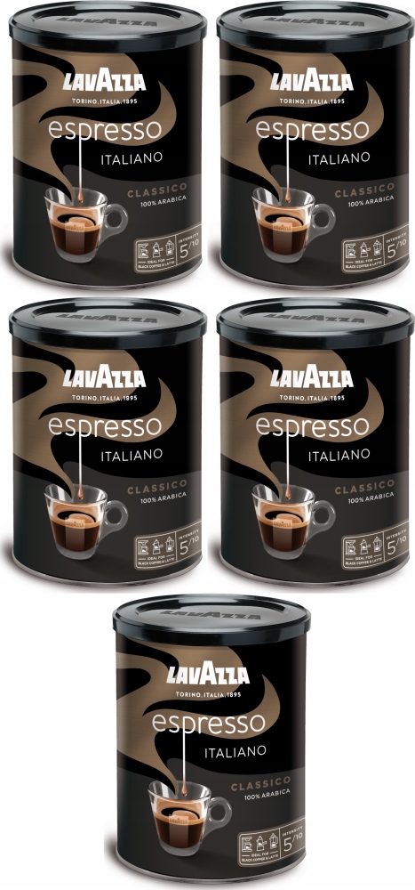 Kawa Lavazza Espresso Italiano puszka 250g x 5