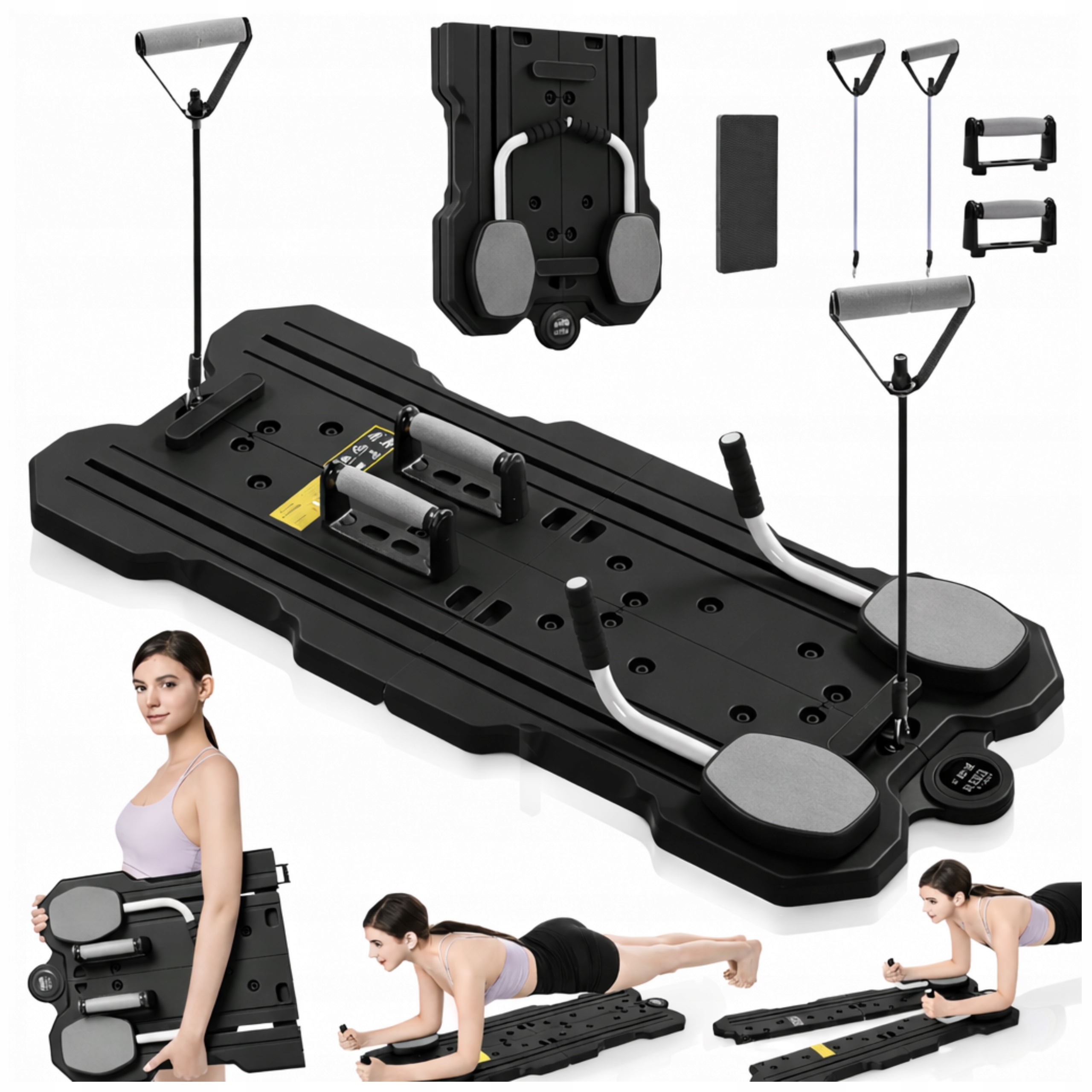 Pilates Reformer Wielofunkcyjna Deska do Ćwiczeń 9w1 dla Kobiety