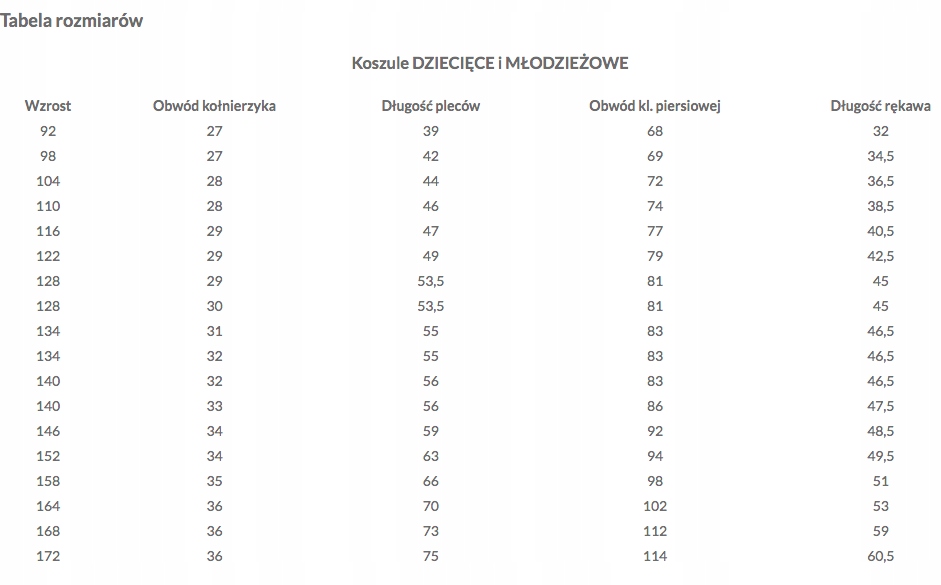 Chłopięca koszula LAND krótki rękaw biała red 122 Marka Inna marka