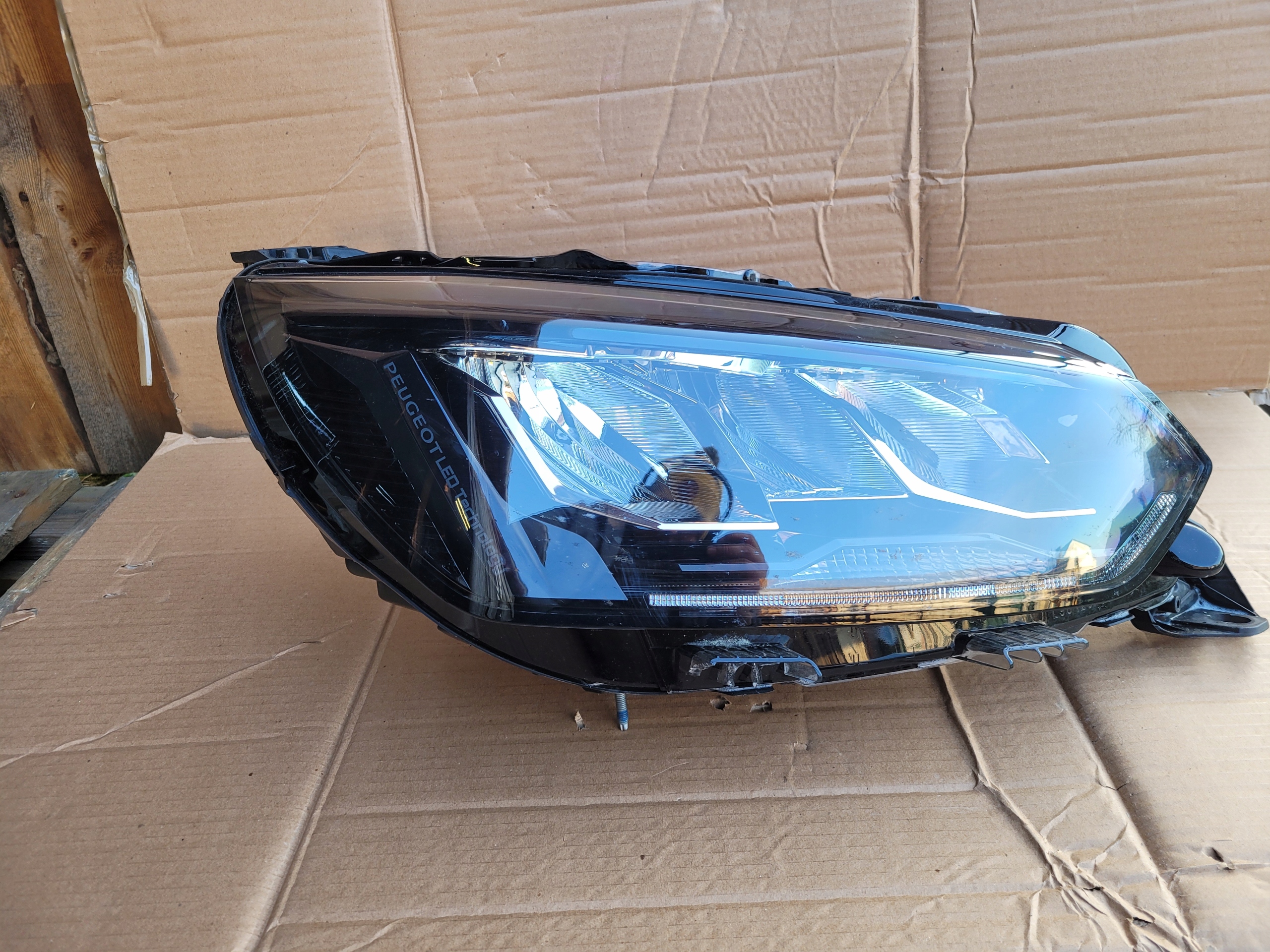 Frontscheinwerfer Peugeot 208 I 9855524880 LED Rechts Scheinwerfer Headlight - Thumbnail 1
