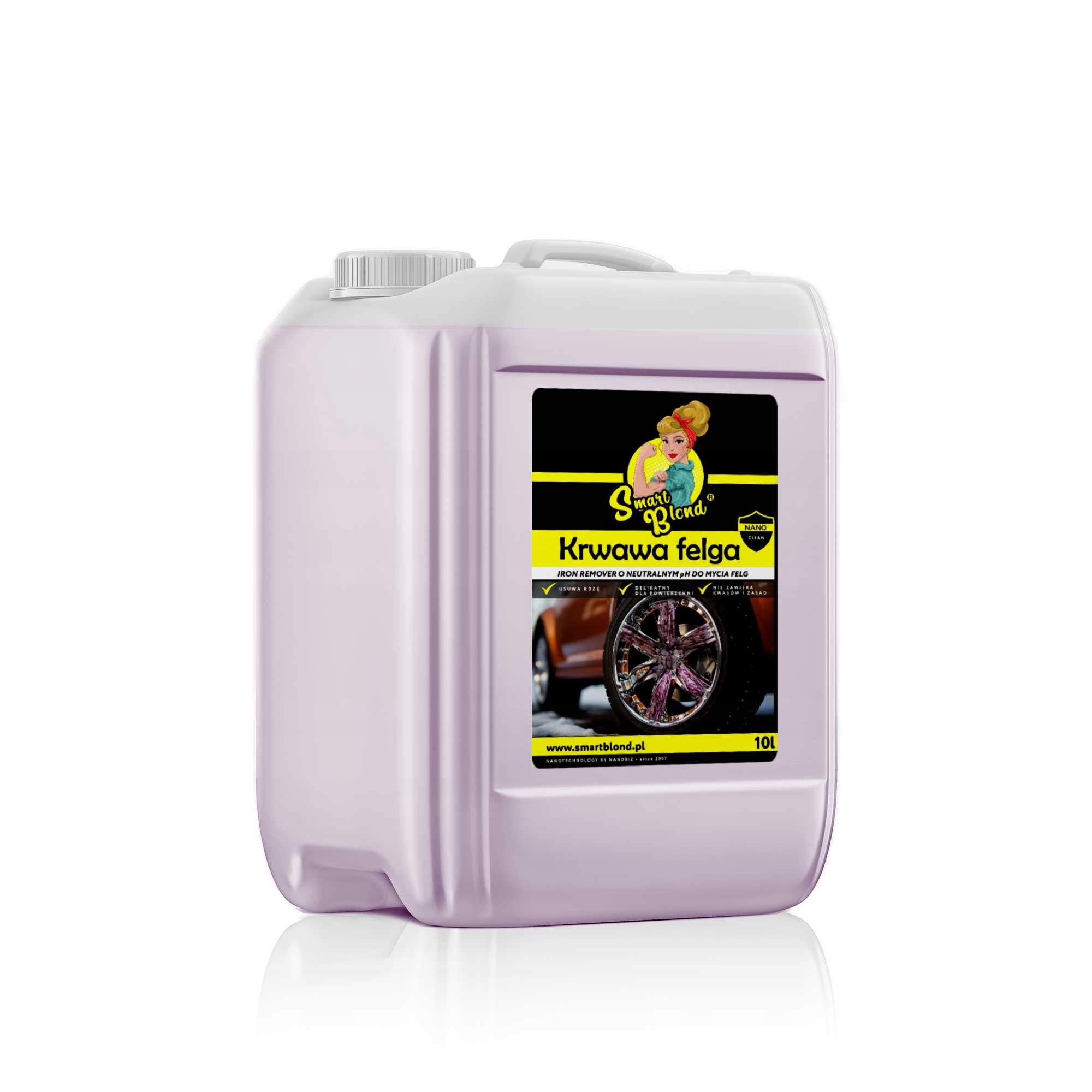 SmartBlond Krvavý disk tekutý prostriedok na čistenie a umývanie diskov 10 litrov