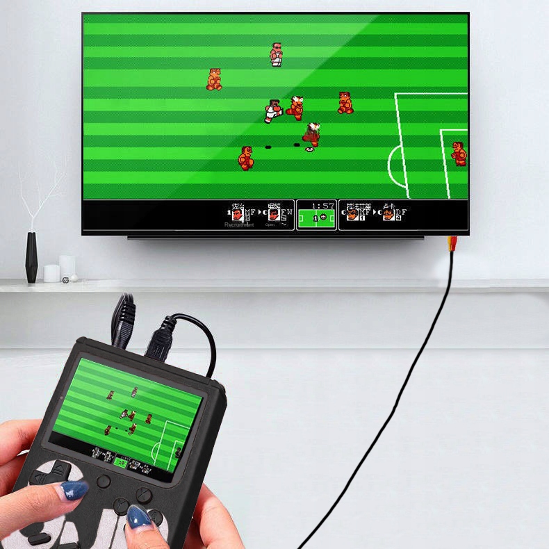 Mini Konsola Przenośna Ekran Sup Wyświetlacz Retro 400 Gier Kultowa Mario Producent I-tec