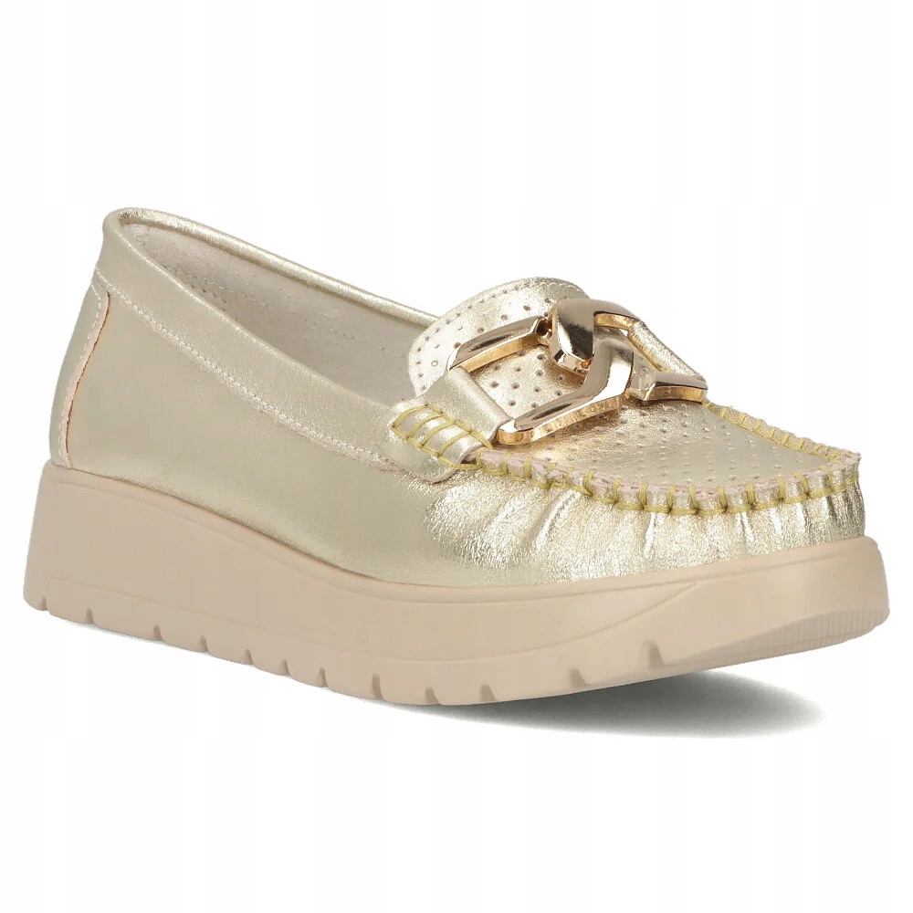 Filippo DP6827 Zlaté Mokasíny Kůže vel. 36