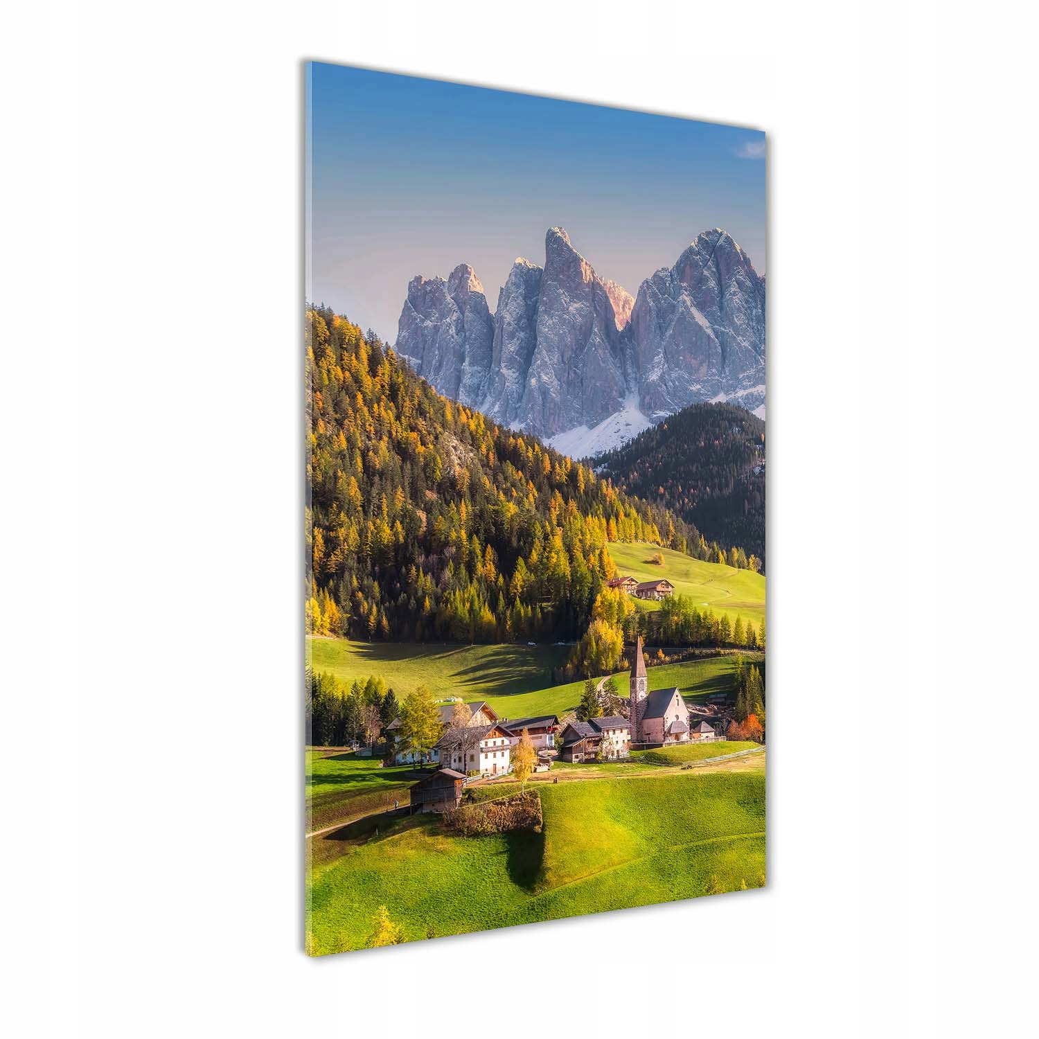 

Foto obraz akrylowy Miasteczko w górach 50x100cm