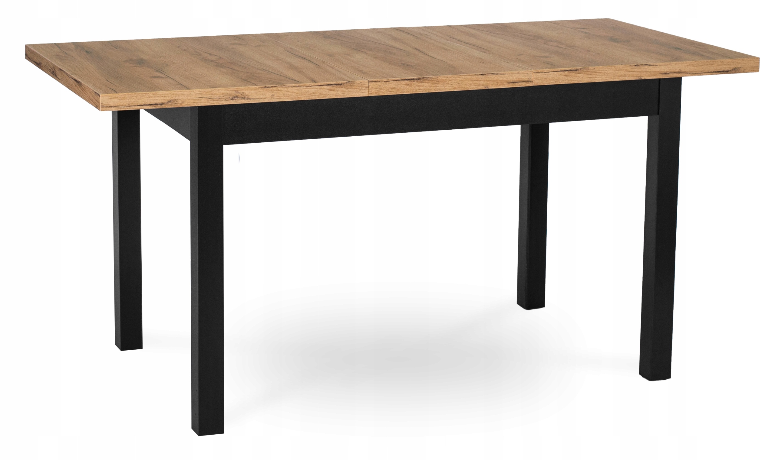 Stół Rozkładany Do Jadalni Salonu Kuchenny Loft Dąb Craft 120-160 SKUBI Szerokość mebla 75 cm