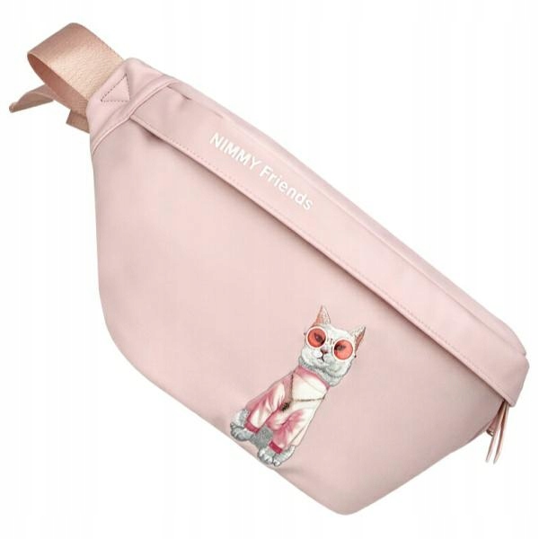 Nimmy Ledvinka přes rameno růžová Crossbody Glasses Cool Cat