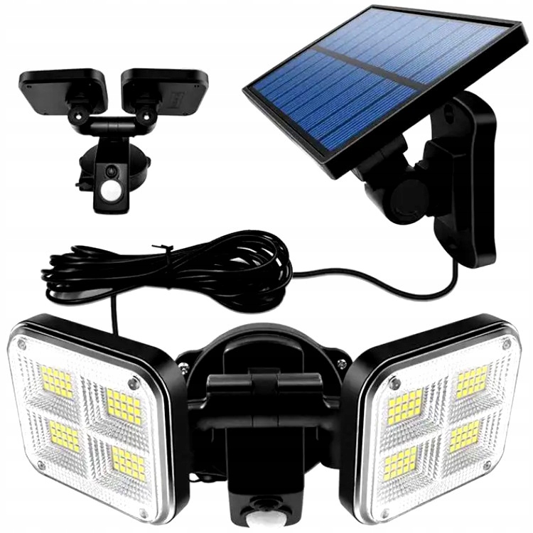 

Lampa Solarna Led Czujnik Ruchu Panel Pilot Mocna