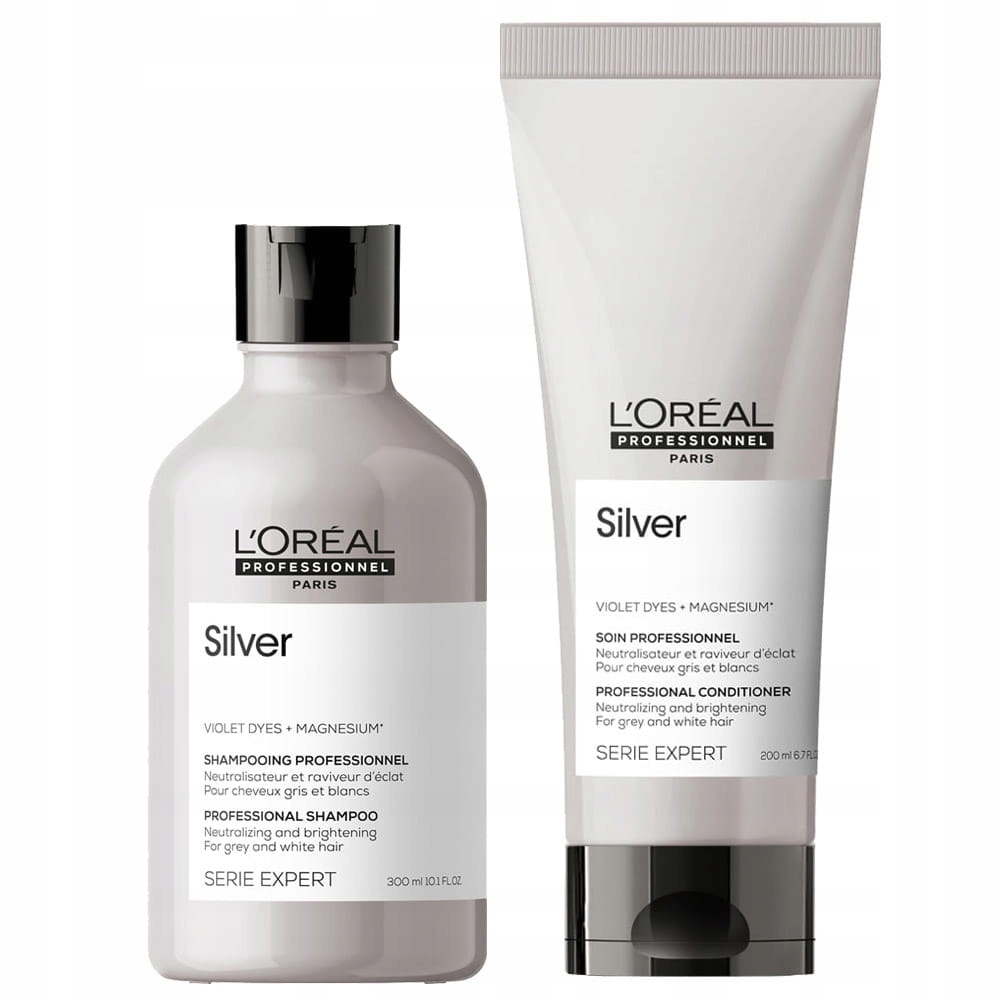 

Loreal Szampon Silver szampon 300ml odżywka 200ml