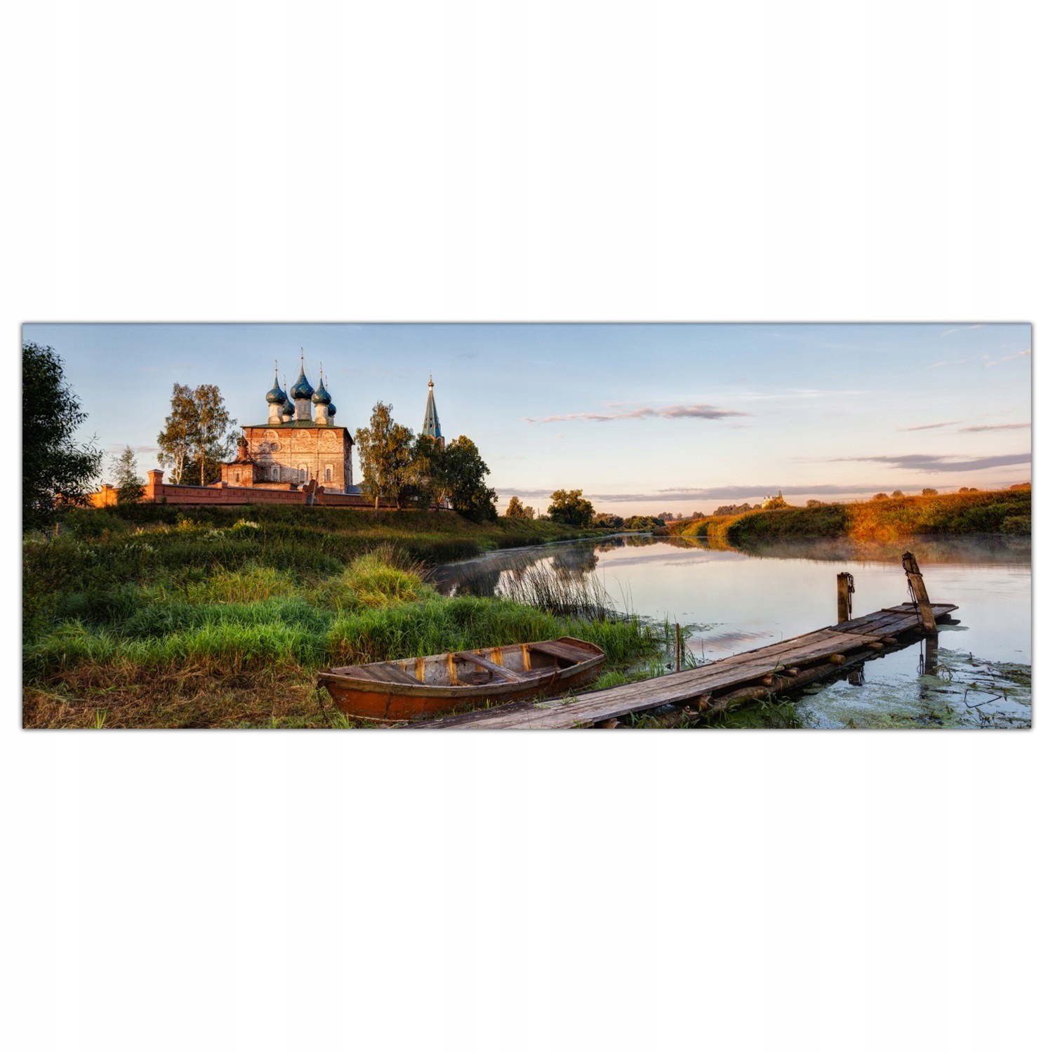 

Obraz na szkle Foto Drewniany Most Statki 125x50