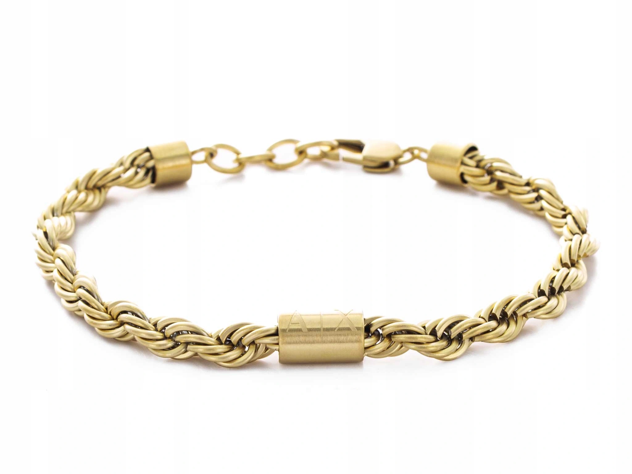 Pánský Náramek Armani Exchange AXG0124710 Zlatý Ocelový Nadčasový