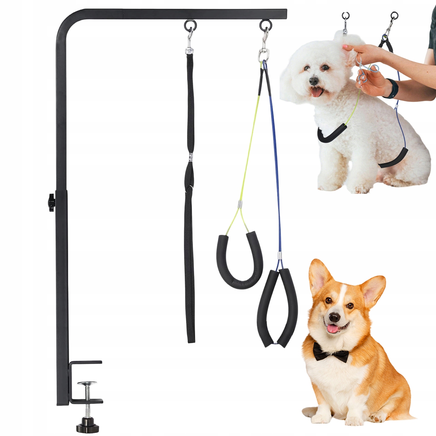 Levně Groomerské Rameno Pro Péči O Psy Nastavitelné, Skládací, 53-78 CM