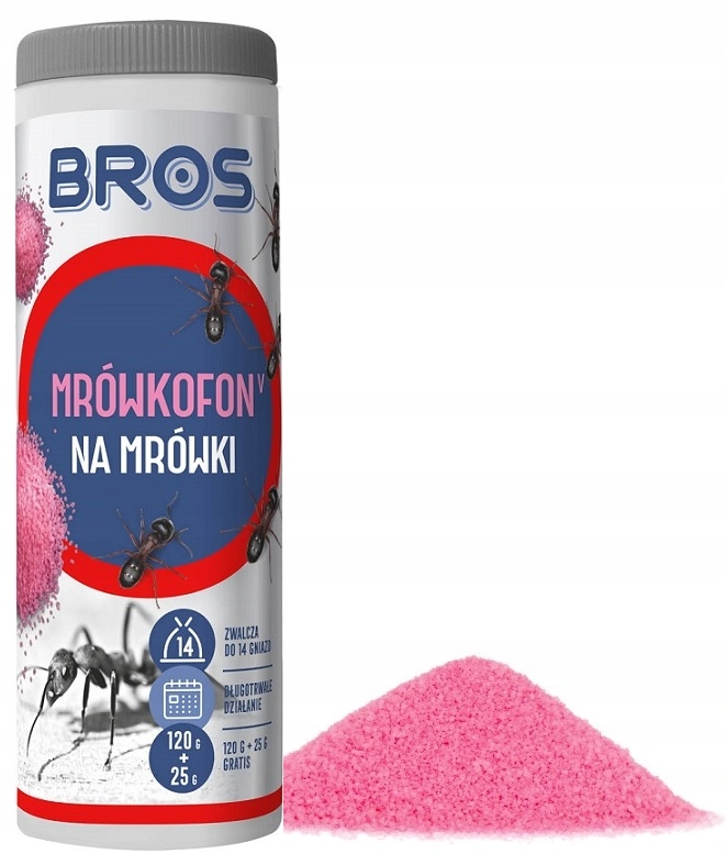 

Proszek na mrówki Bros mrówkofon 120g+25g