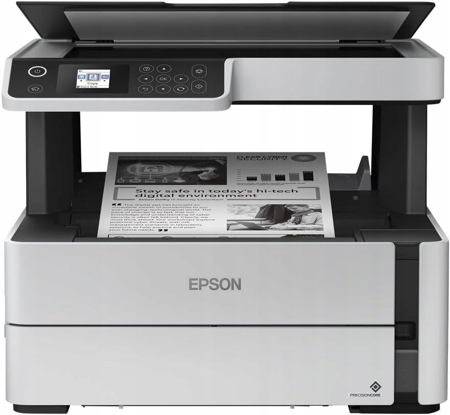 DRUKARKA WIELOFUNKCYJNA MONO EPSON EcoTank ET M 2170 DUPLEX +2xTUSZ NOWA