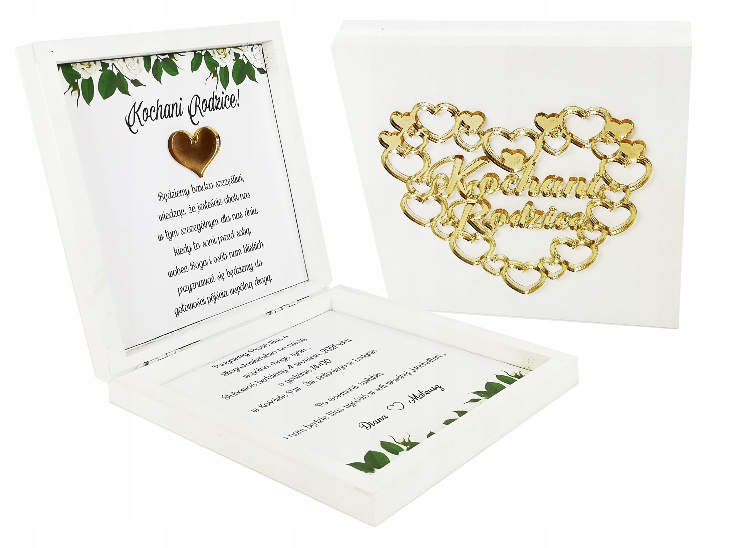 

Zaproszenie podziękowanie dla rodziców wesele ślub