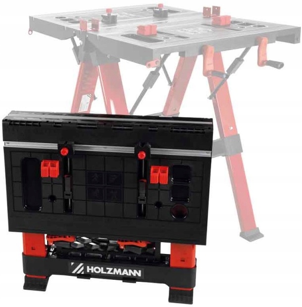 STÓŁ WARSZTATOWY ROBOCZY ZACISKOWY SKŁADANY 350kg Szerokość produktu 65 cm