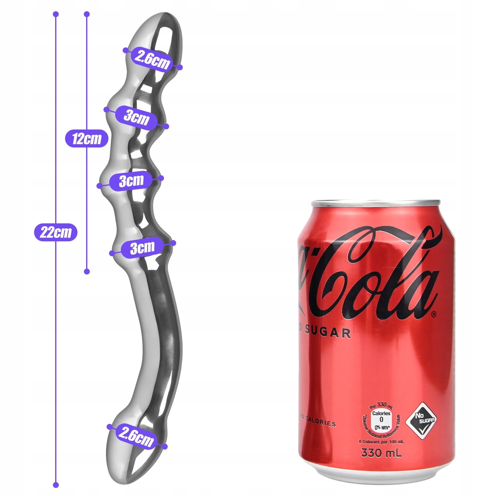 SXOVO Stalowy Korek Analny Dildo Metalowe Kule G Punkt Masażer Prostaty — miniatura 4
