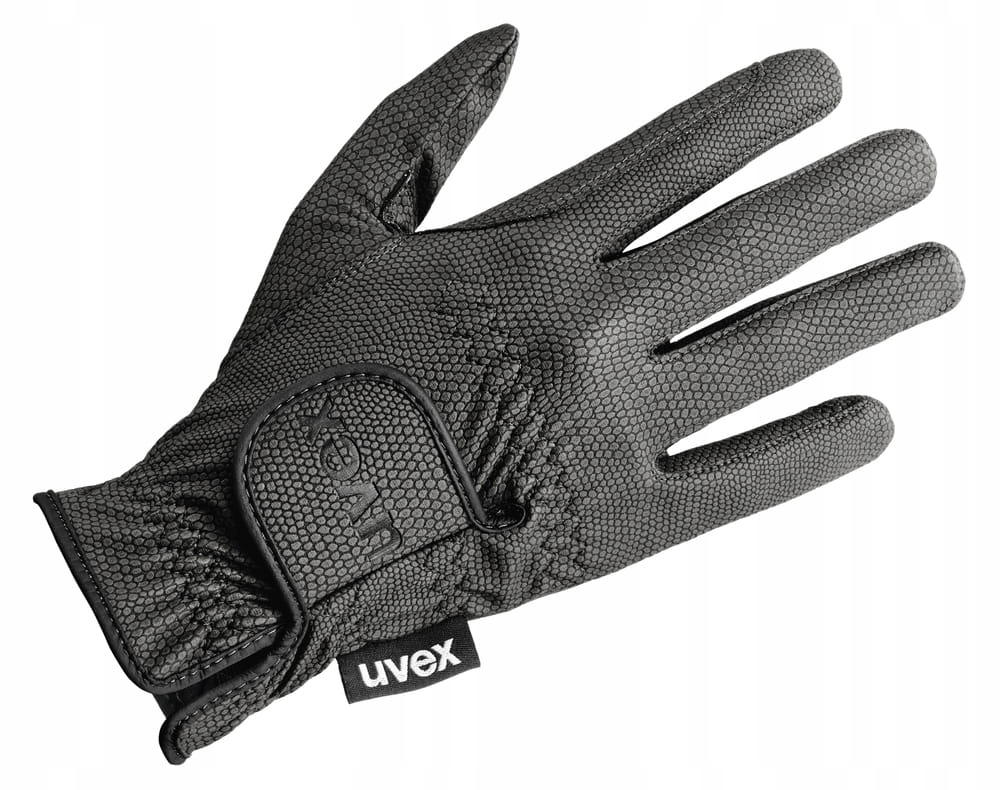 Rękawiczki jeździeckie Sportstyle Uvex czarny 8,5