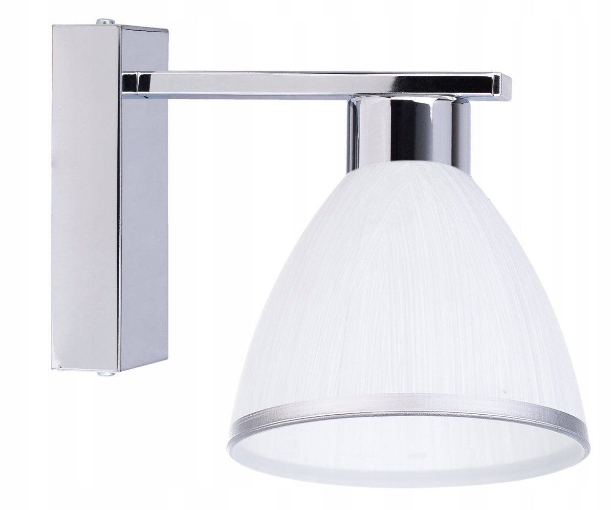 

Lampa Kinkiet Plafon Chrom Żyrandol Szkło led