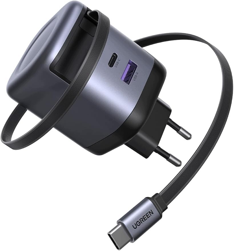 Ugreen Nabíječka Nexode 45 W Usb-c, prodlužovací kabel 69 cm, 3 porty