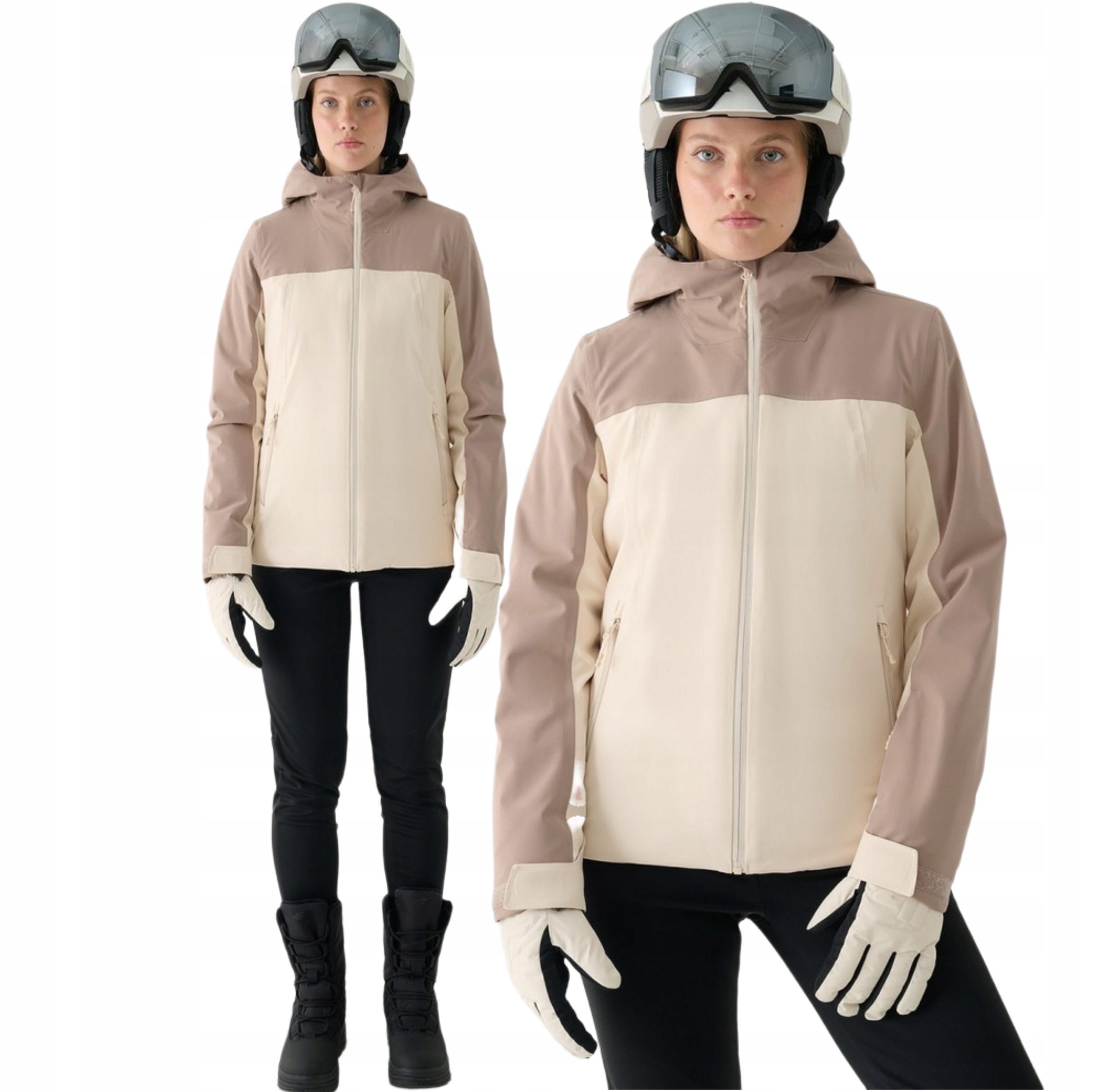 Damska Kurtka Narciarska 4F Membrana 5 000 TTJAF572 Xs