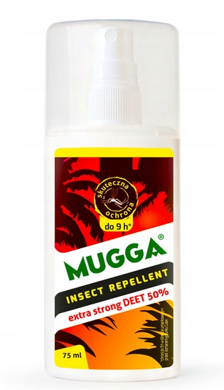 

Mugga Spray 50% Deet Na Komary I Kleszcze Strong