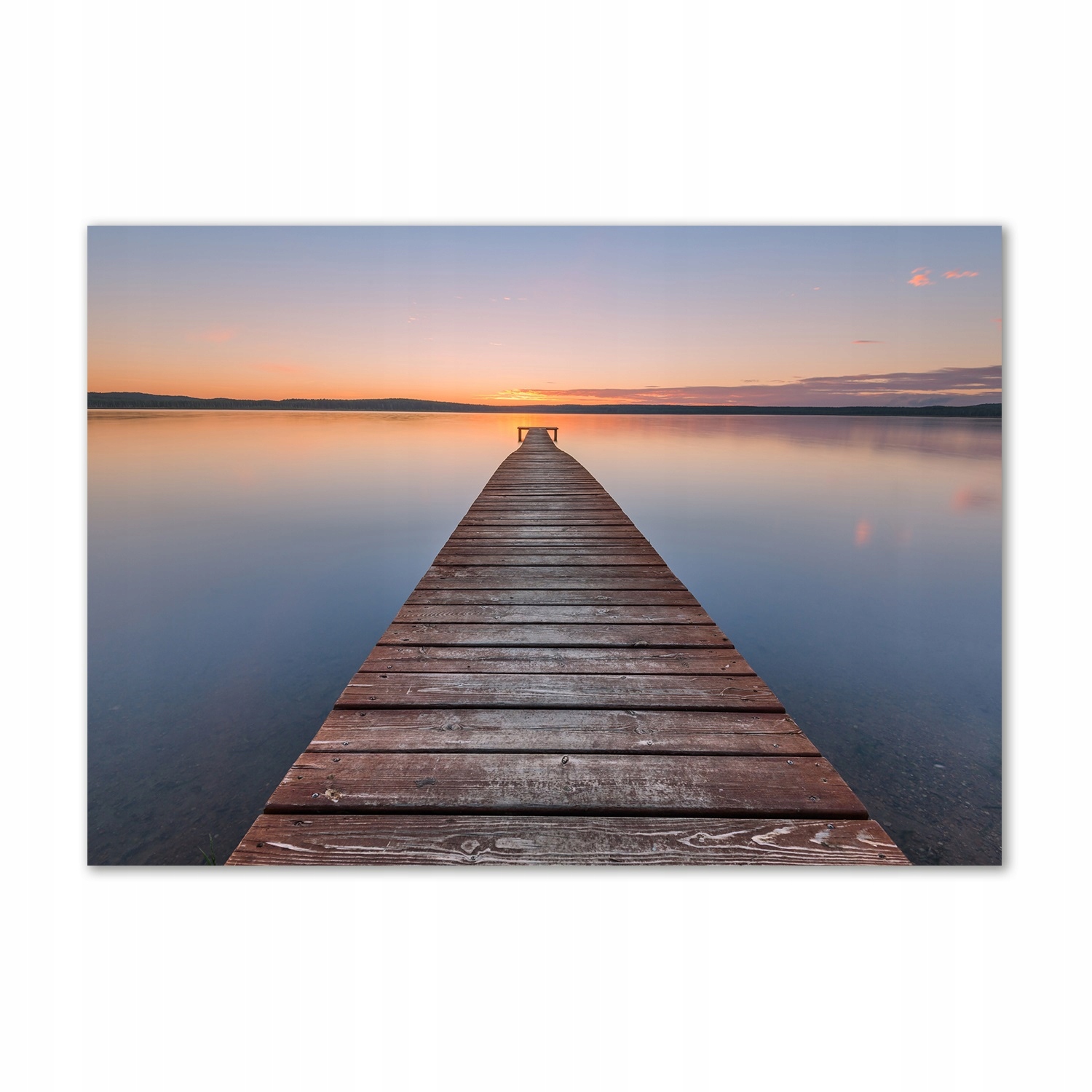 

Foto obraz szkło hartowane Drewniane molo 100x70