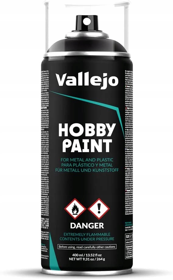 

Vallejo Spray 400 ML Basic Black Primer Podkład