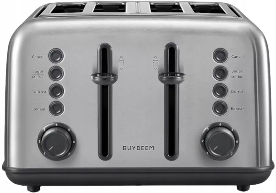 BUYDEEM Toster na 4 kromki, DT640E, Stainless Stell, EU — 6