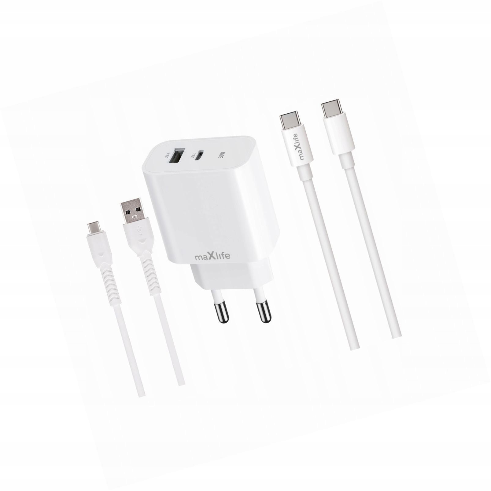 Szybka ładowarka 30W 2 wejścia z dwoma kablami Usb-c do Samsung Galaxy A51