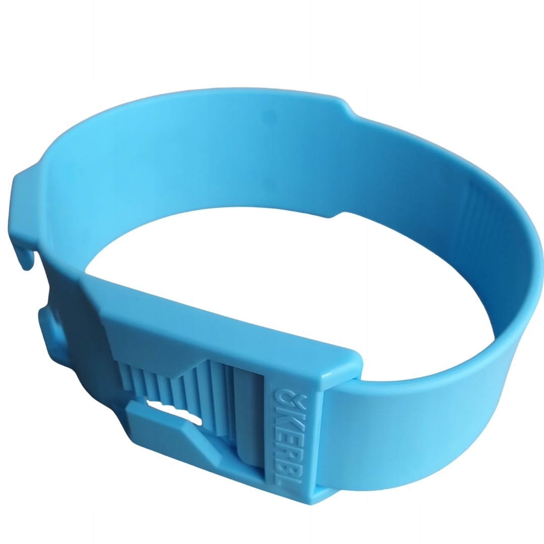 Opaska z tworzywa do znakowania zwierząt niebieska Kod producenta 20112