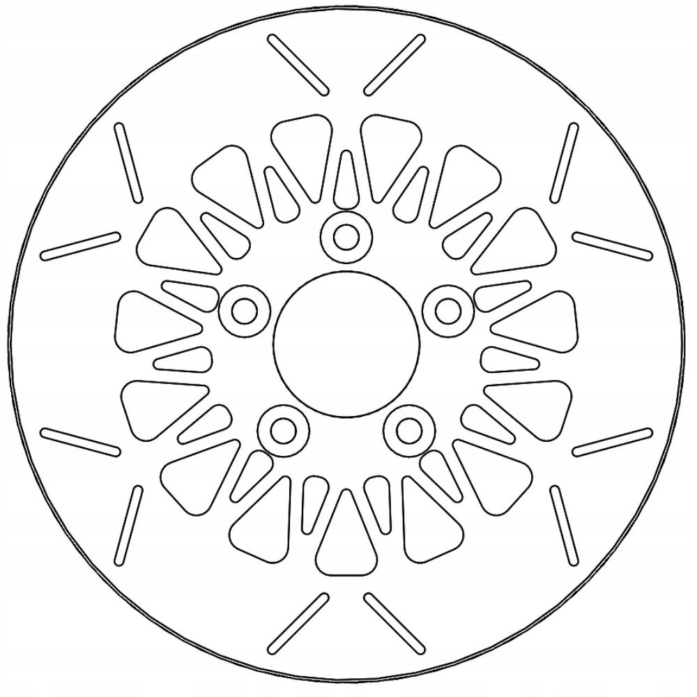 Brzdový Kotúč Zadný Harley-davidson XL 883 12-15/1200 11-14