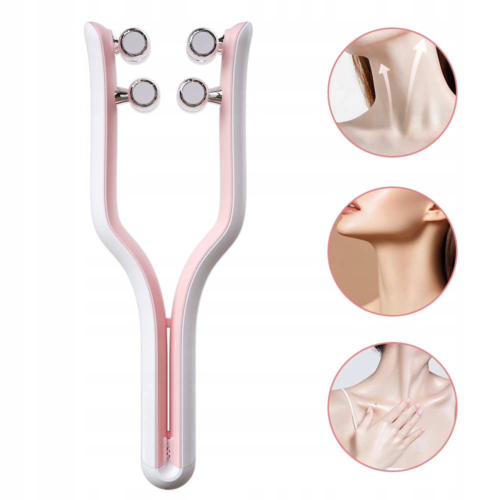 Masážní Přístroj Se 3 Režimy Ems Modeluje Obličej Do Tvaru V