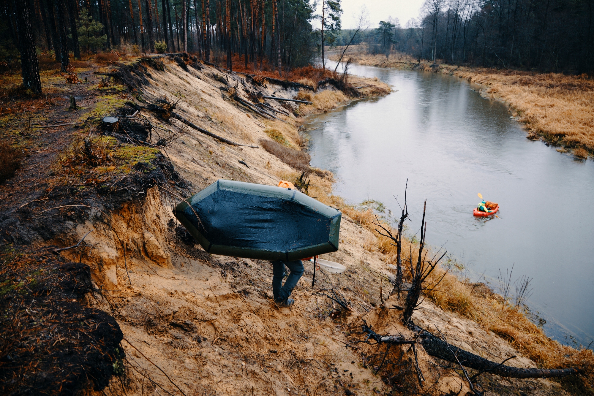 packraft/ponton Pinpack Compact otwarty - 2,48kg Liczba osób 1