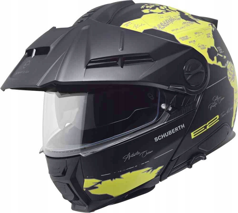 Schuberth E2 Atlas Yellow Motocyklová Prilba Čeľusťová Žltá XXL