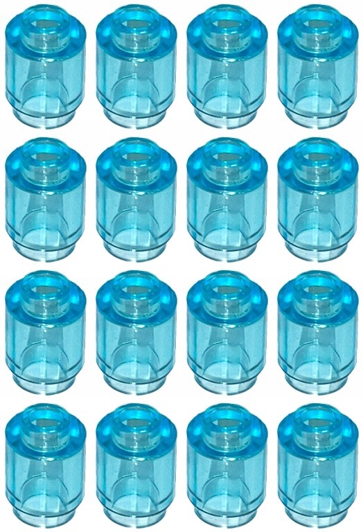 

Lego 3062b Walec 1x1 trans-light blue (5g) 16 szt.