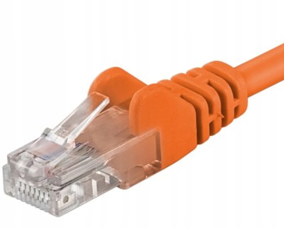 Premiumcord Patch kabel Utp RJ45-RJ45 CAT5e 0.25m pomarańczowy