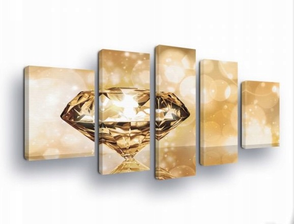 Obraz 170x100 Diamant lesk luxus zlato bohatstvo elegancia pôvab