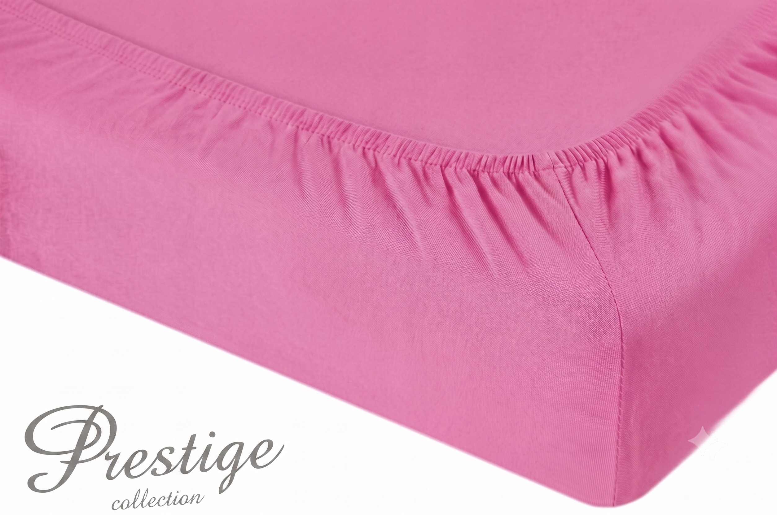 Prostěradlo Jersey s gumičkou 220x200 Tmavě růžová Prestige Collection 160 g