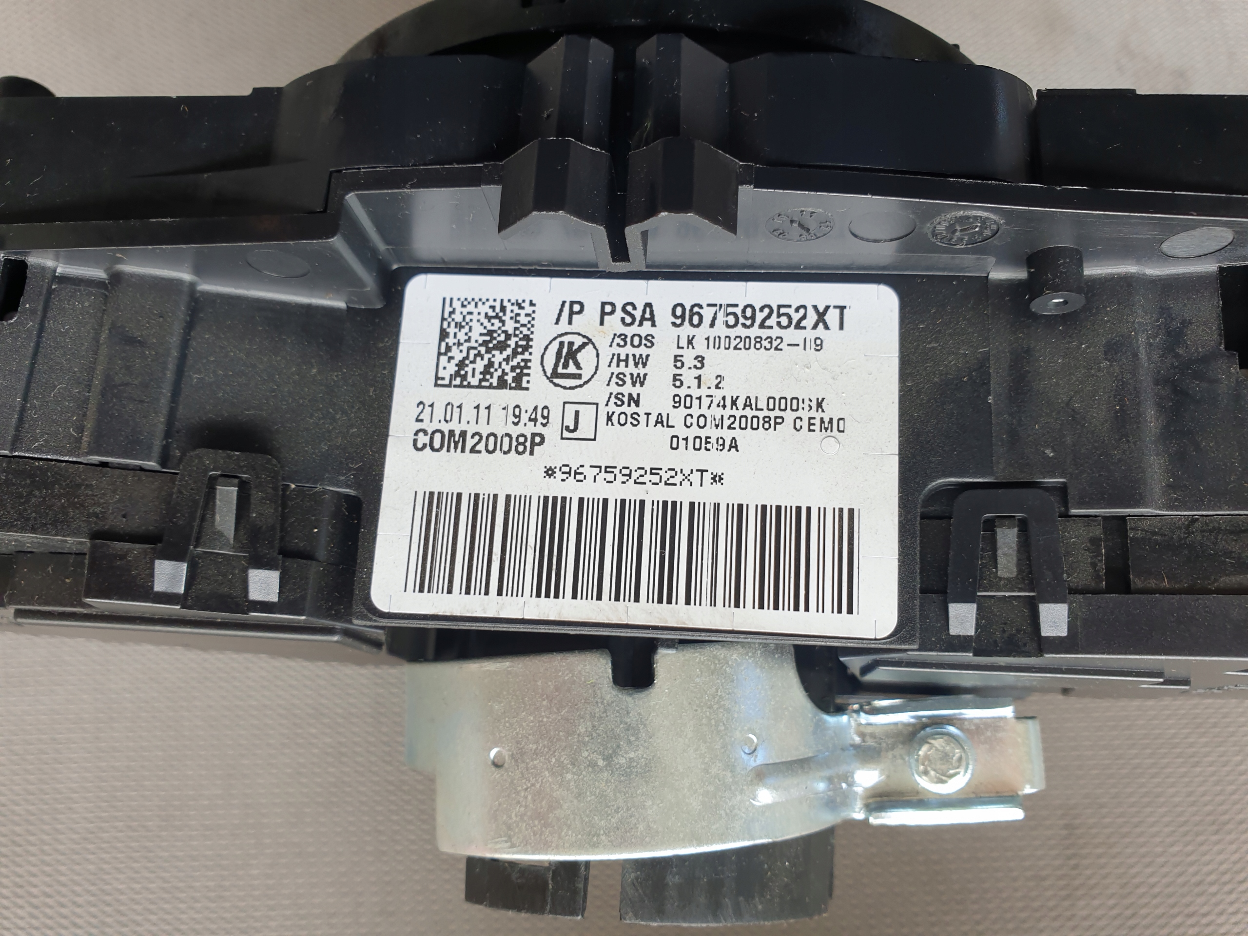 DEVIO LUCI TERGICRISTALLO TERGI MANETKA CITROEN C4 II B7 2010-16 96759252XT
