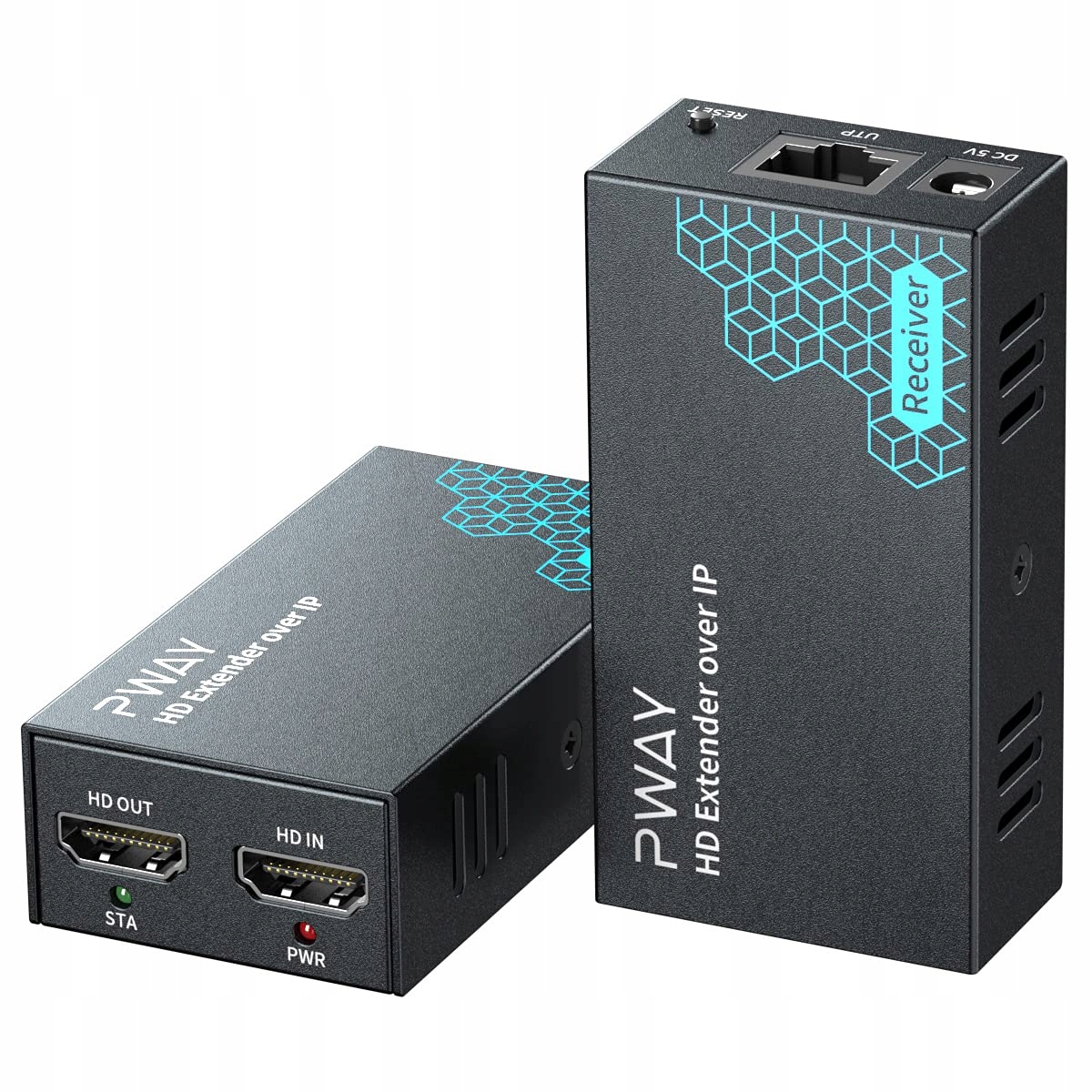 predlžovač signálu Hdmi cez Ip s dosahom 150 m, vstup na Cat5e/6/7/8