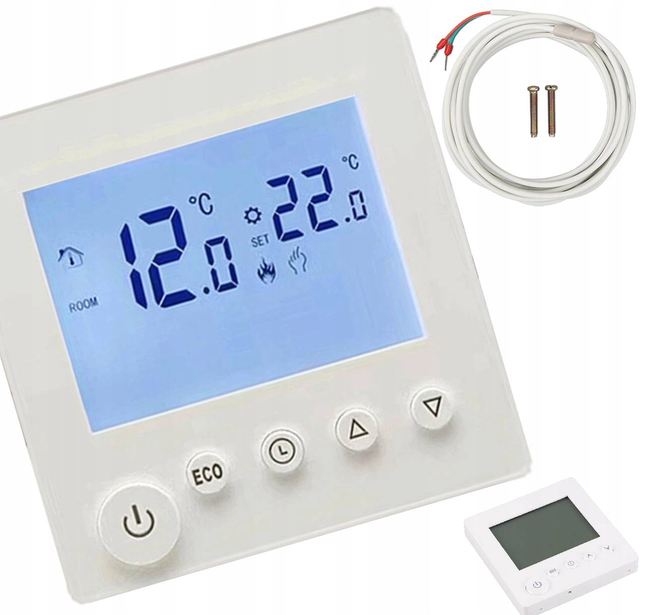 Regulátor Pokojový Termostat Digitální – podlahové/stěnové vytápění 5-50°C