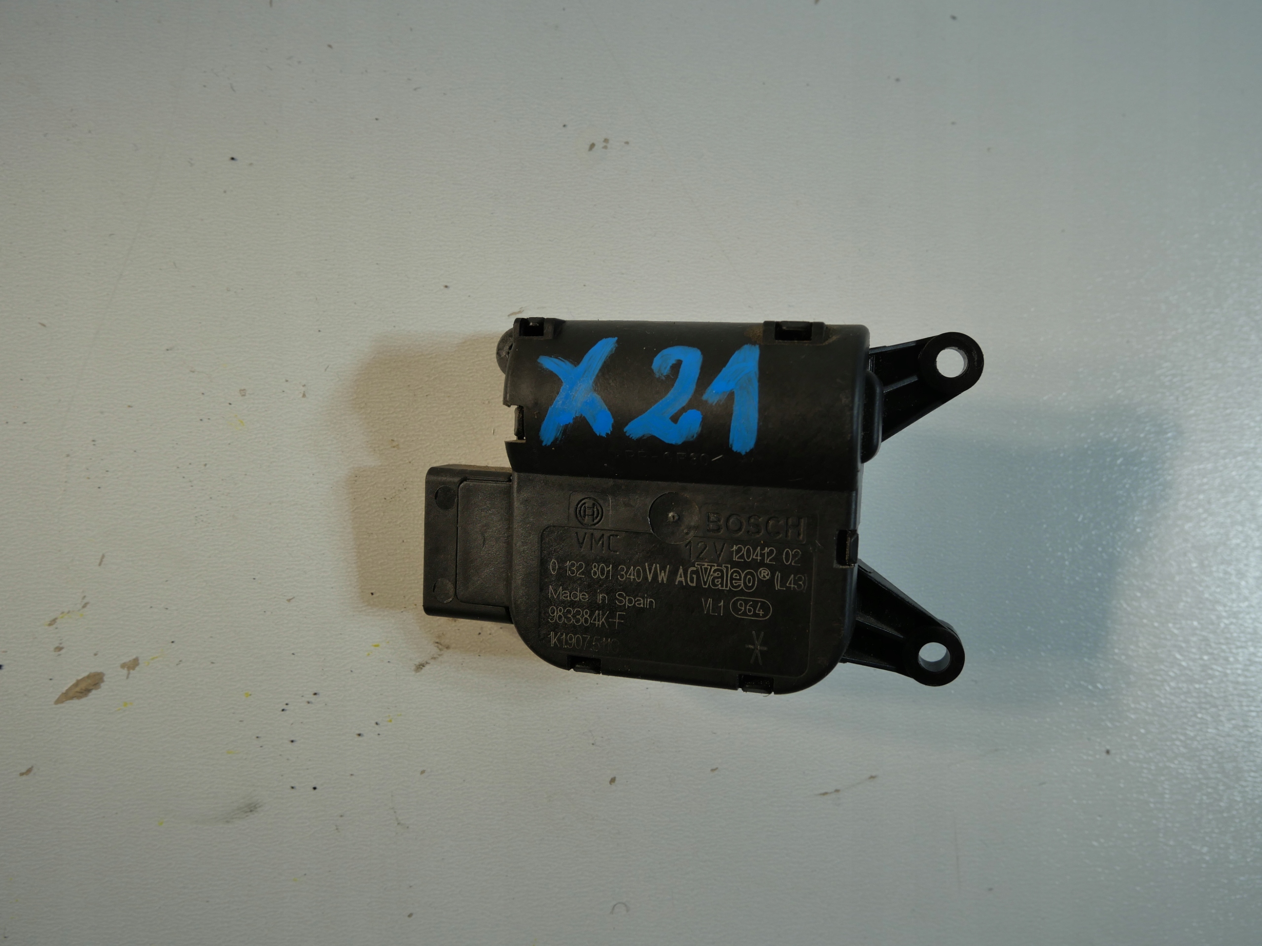 VW SEAT SKODA Micro moteur KLAP Bloc de chauffage complet 1K1907511C
